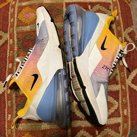 7 Mens Ladies 8.5 Nike Air Max 270 Gradient University AH8050-702 - Picture 8 of 13